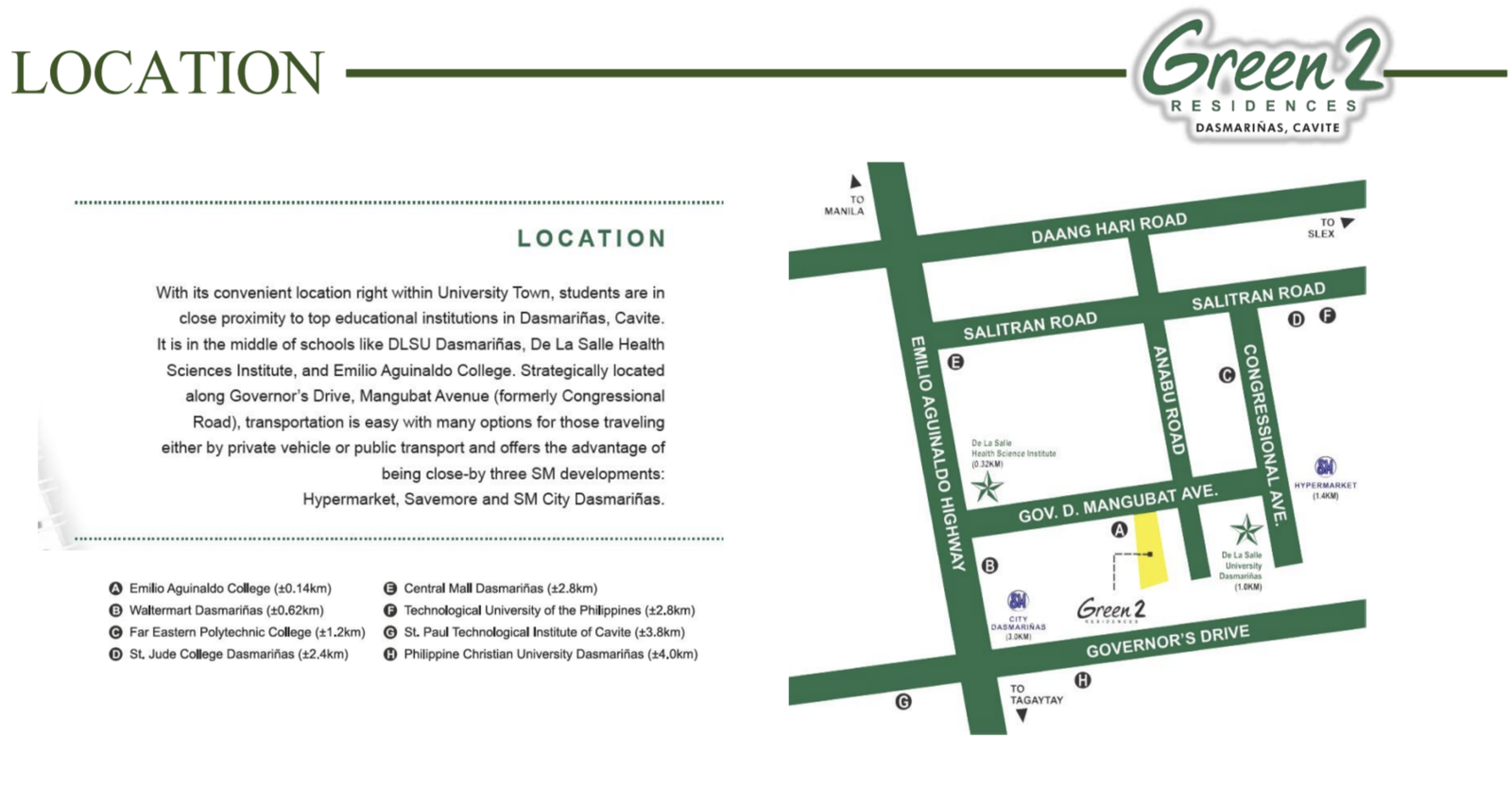 Green 2 Residences Property